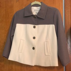 Banana republic blazer gray and cream xs  beautiful never worn
